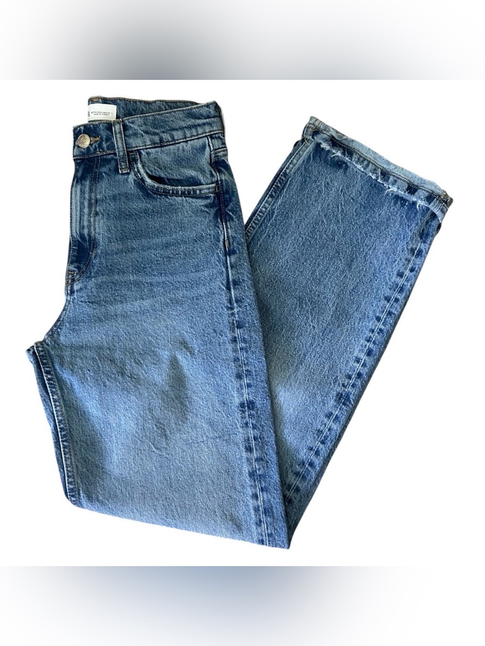 Zara High Waisted Straigh Leg Jeans Women’s Size 2 NWOT
